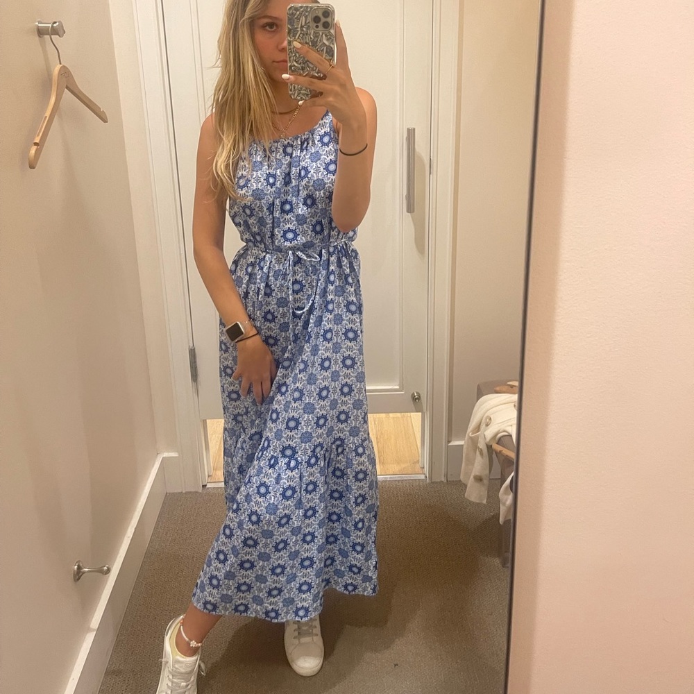 Blue maxi dress